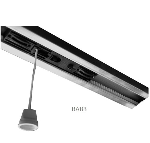 Ocelová dráha k pohonu HALO, L = 2940 mm